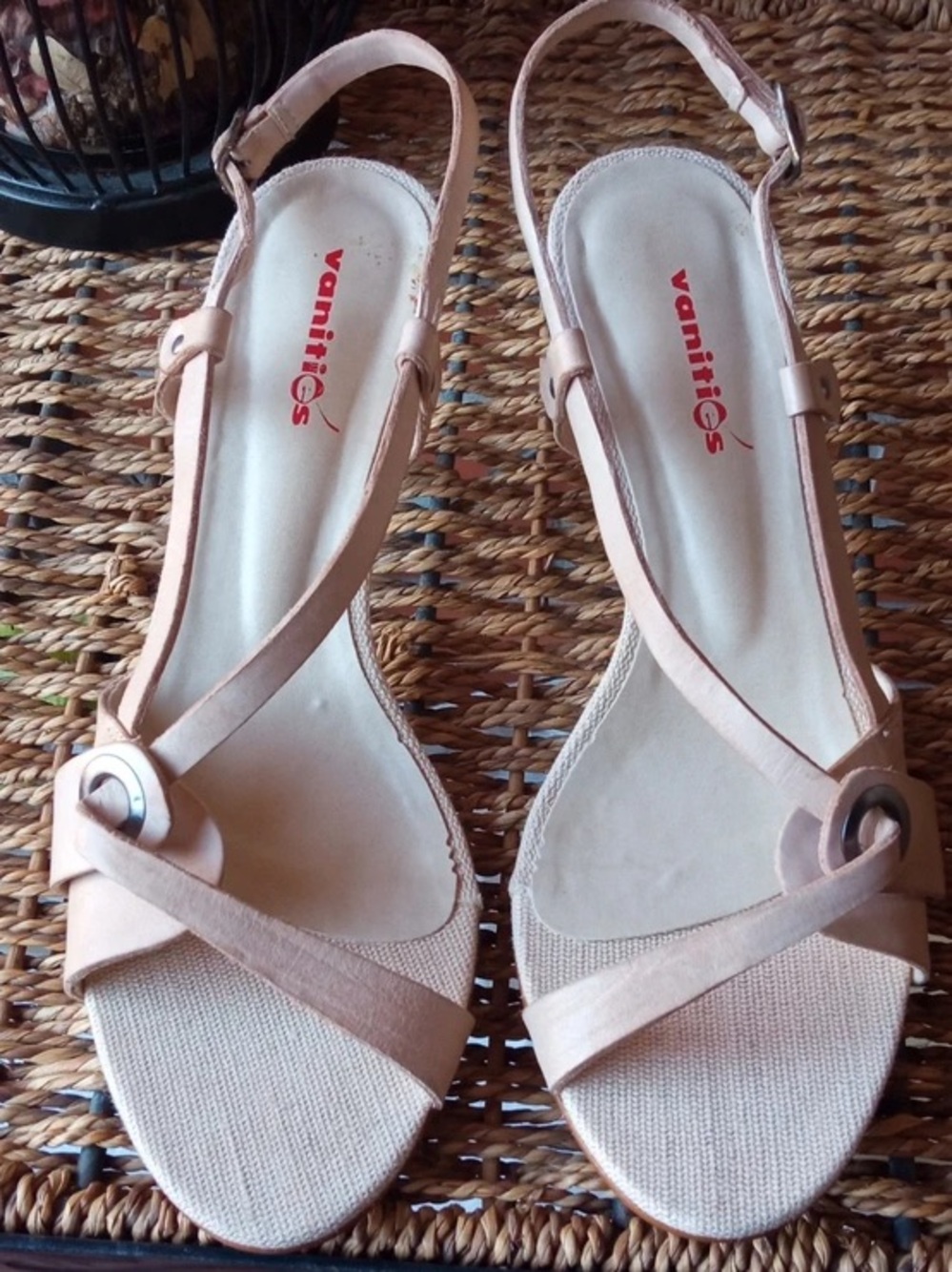 Nude Pink Slingback Sandals